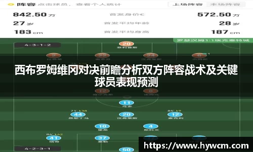 西布罗姆维冈对决前瞻分析双方阵容战术及关键球员表现预测